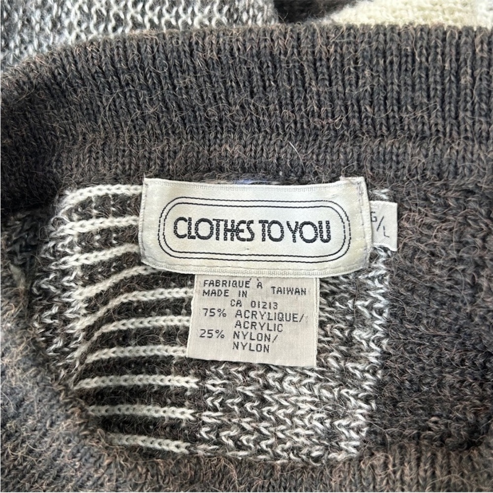 Vintage 80s Après Ski Sweater - Picture 13 of 13